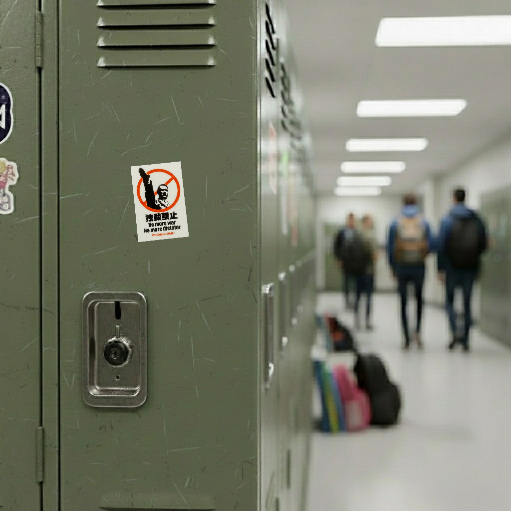 No More Dictator ✦ B-Side Label Sticker