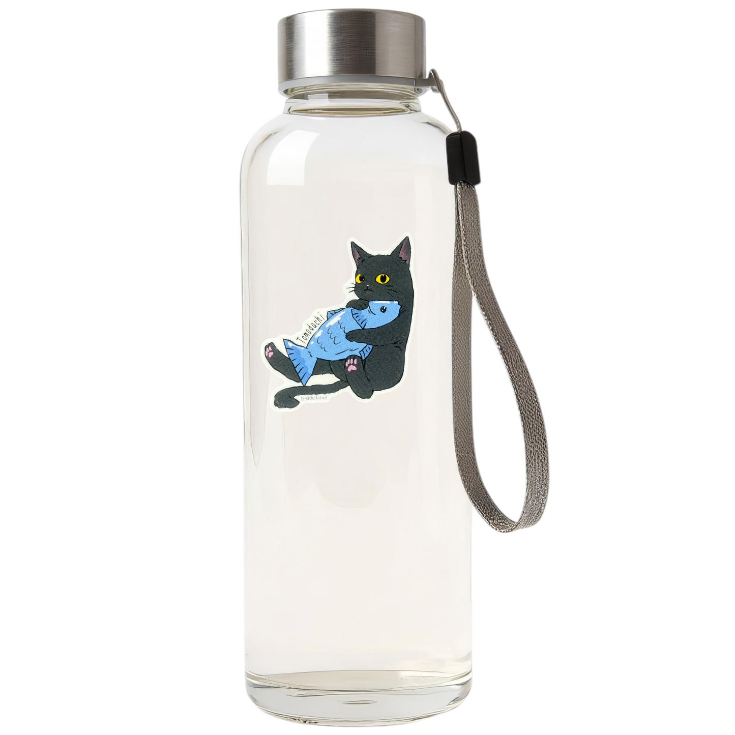 Cute Cat & Fish... Friends ✦ B-Side Label Sticker