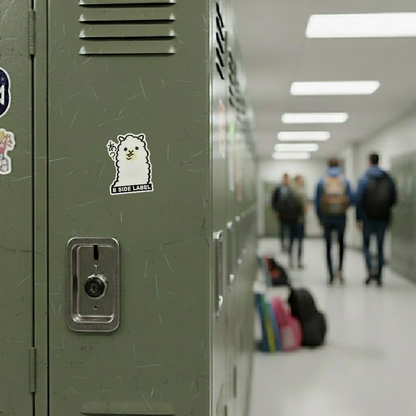 Cute Baby Alpaca ✦ B-Side Label Sticker