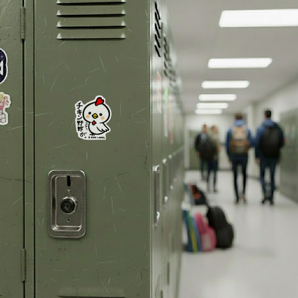 Cute Baby Rooster ✦ B-Side Label Sticker