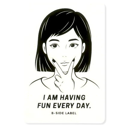 Fun, Bob-Cut Girlie ✦ B-Side Label Sticker