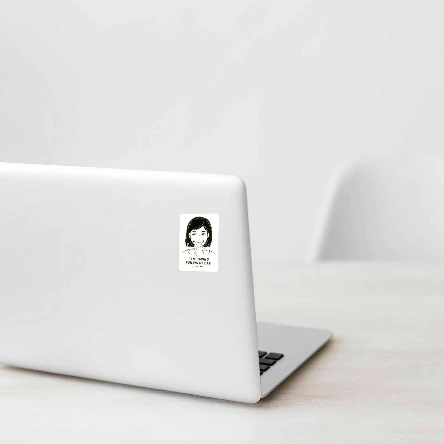 Fun, Bob-Cut Girlie ✦ B-Side Label Sticker