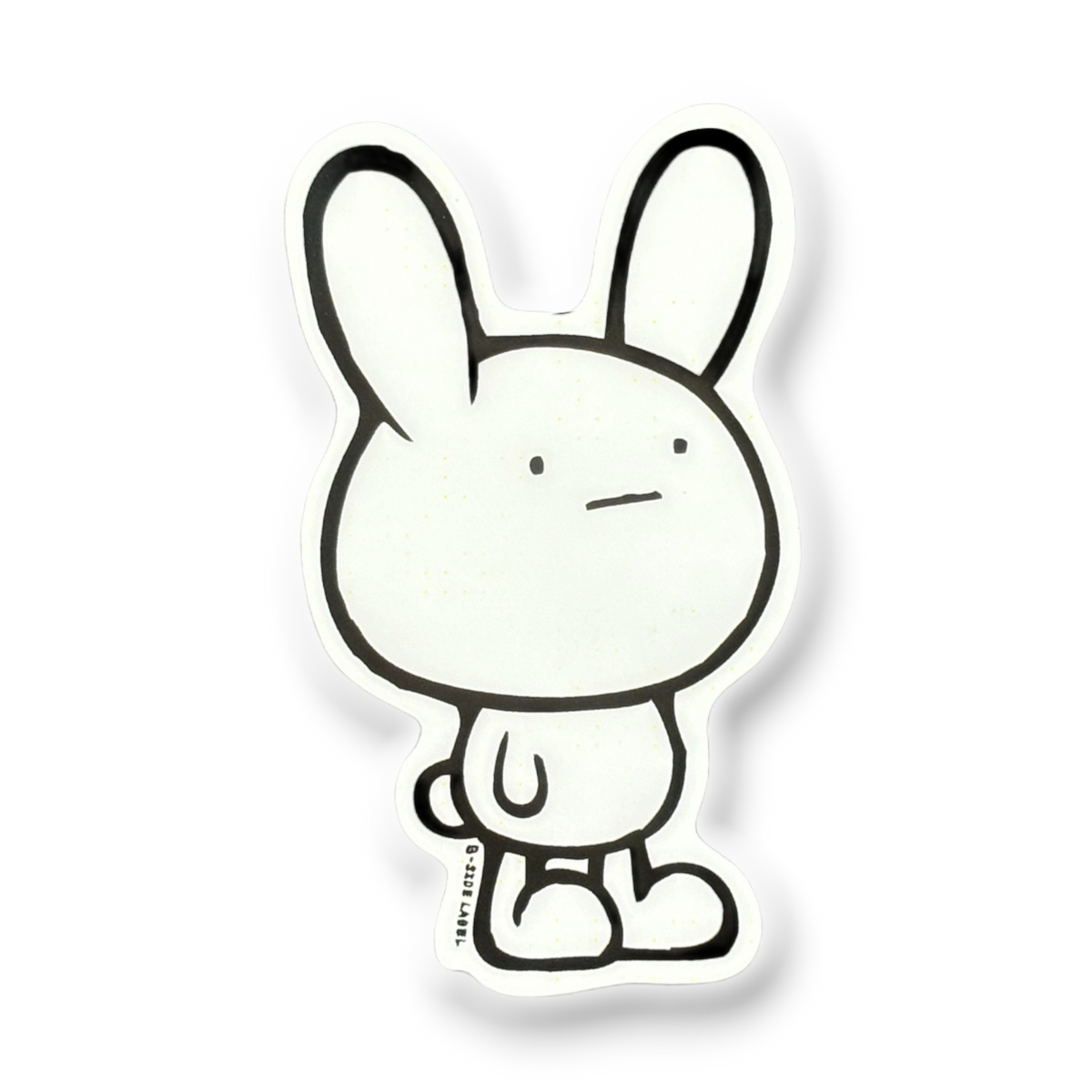 Funny Baby Rabbit ✦ B-Side Label Sticker — visually confirmed original from the sticker folder