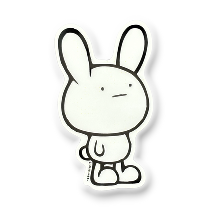 Funny Baby Rabbit ✦ B-Side Label Sticker — visually confirmed original from the sticker folder