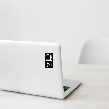Battery 1% Charge ✦ B-Side Label Sticker