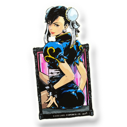 Street Fighter Chun-Li (Framed Edition) ✦ B-Side Label Sticker