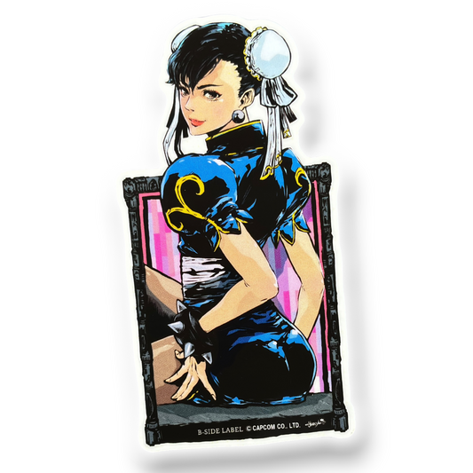 Street Fighter Chun-Li (Framed Edition) ✦ B-Side Label Sticker