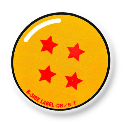 Dragon Ball Z - Four-Star Ball ✦ B-Side Label Sticker — visually confirmed original from the sticker folder