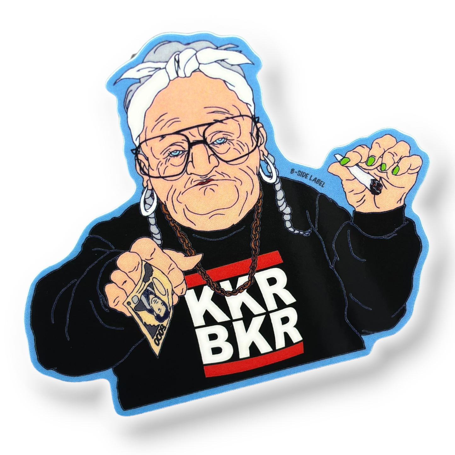 Gangster Grandmother ✦ B-Side Label Sticker