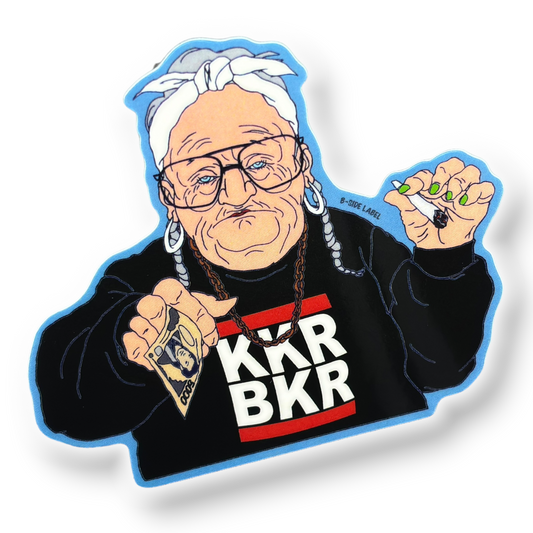 Gangster Grandmother ✦ B-Side Label Sticker