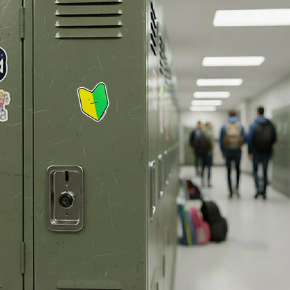 Serious-Face Beginner Decal ✦ B-Side Label Sticker