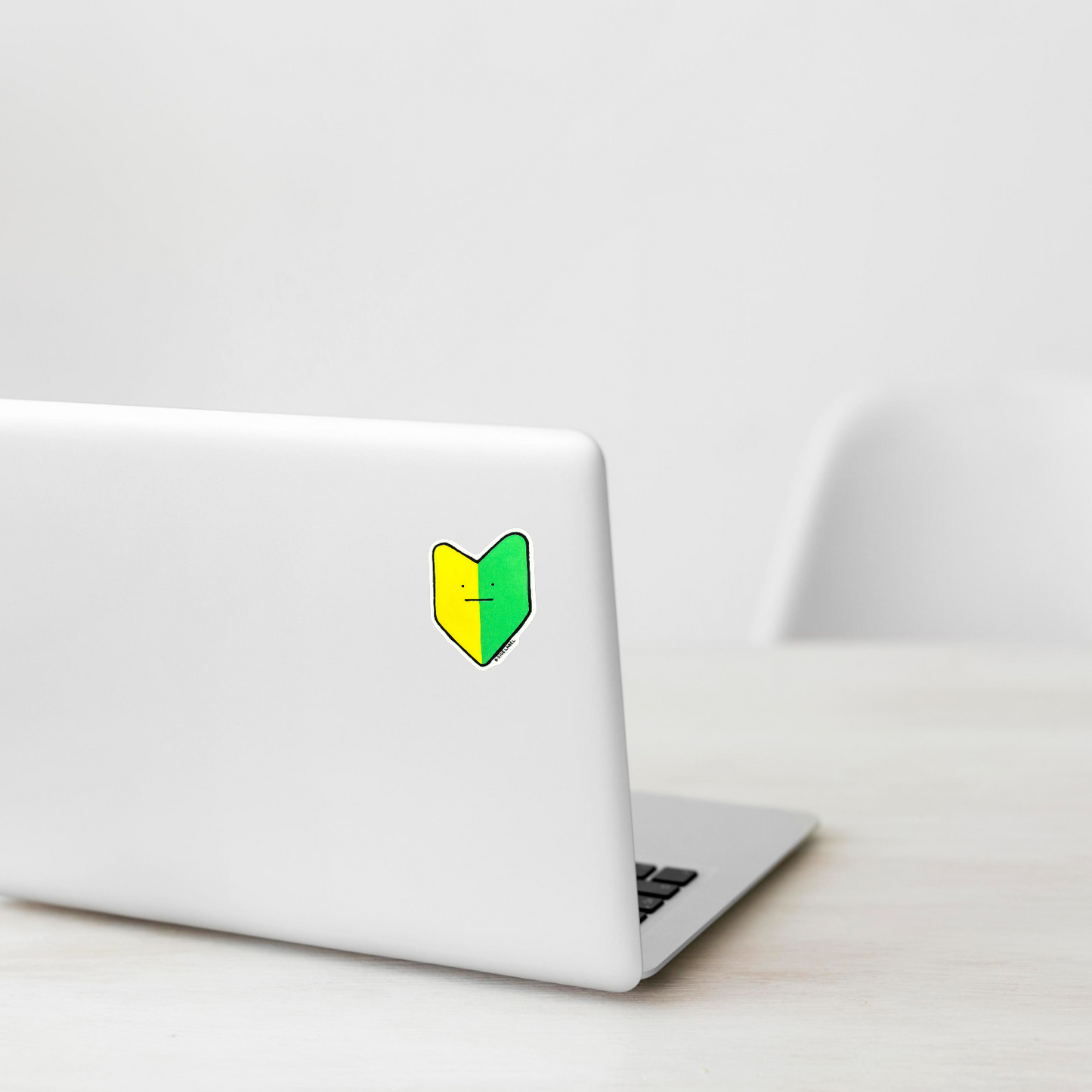 Serious-Face Beginner Decal ✦ B-Side Label Sticker