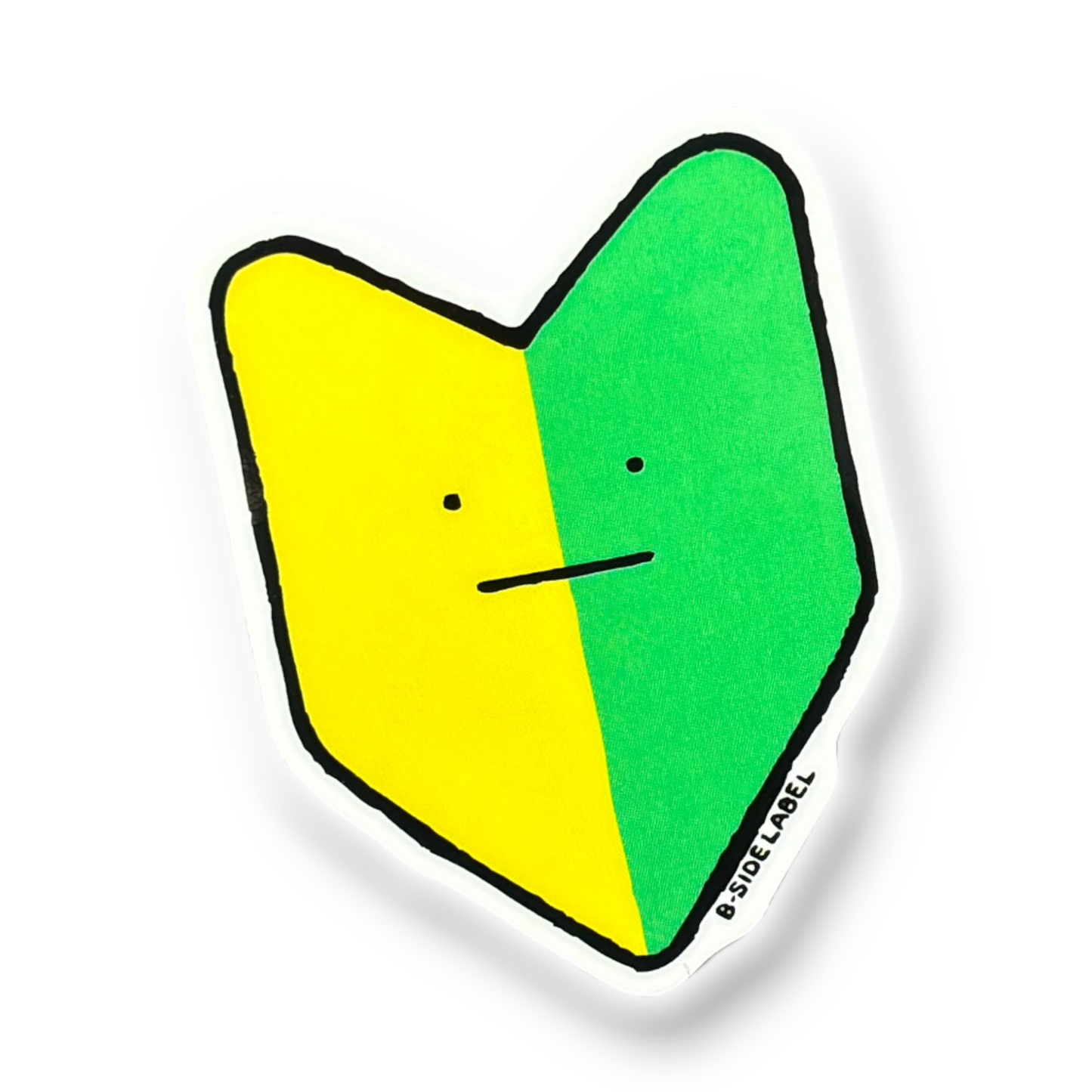 Serious-Face Beginner Decal ✦ B-Side Label Sticker