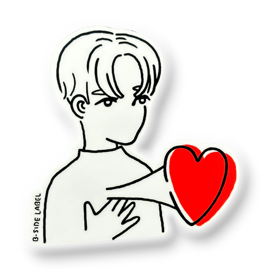 Big-Heart Boy ✦ B-Side Label Sticker