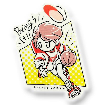 Basketball Girlie... Bring It ✦ B-Side Label Sticker