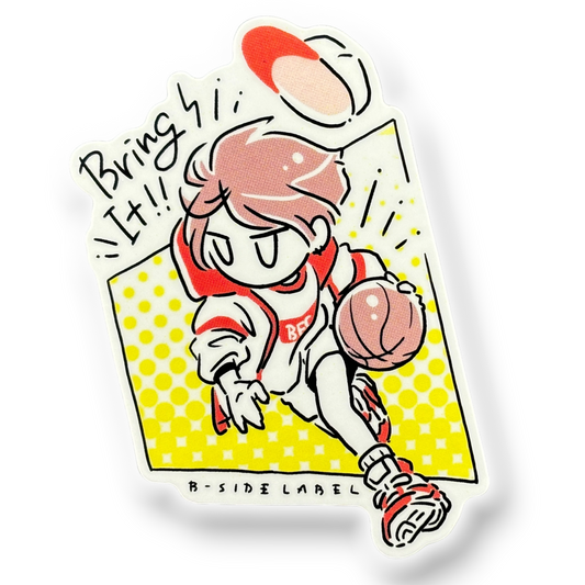 Basketball Girlie... Bring It ✦ B-Side Label Sticker