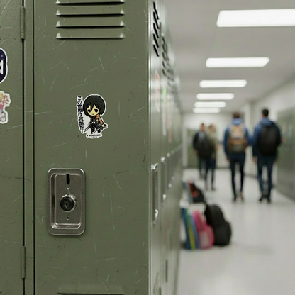 Attack on Titan Mikasa Ackerman 1 ✦ B-Side Label Sticker