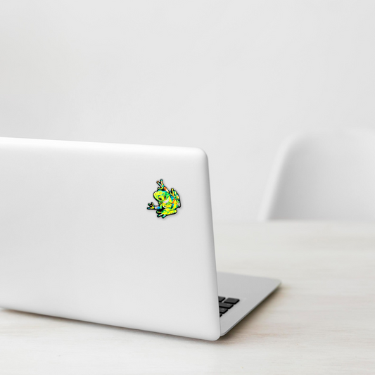 Force of Nature Frog ✦ B-Side Label Sticker