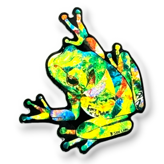 Force of Nature Frog ✦ B-Side Label Sticker
