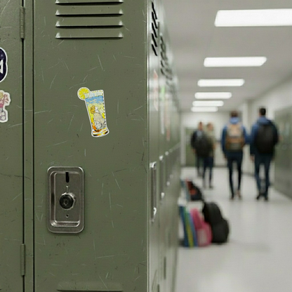 Lemon Summer Man Drink ✦ B-Side Label Sticker