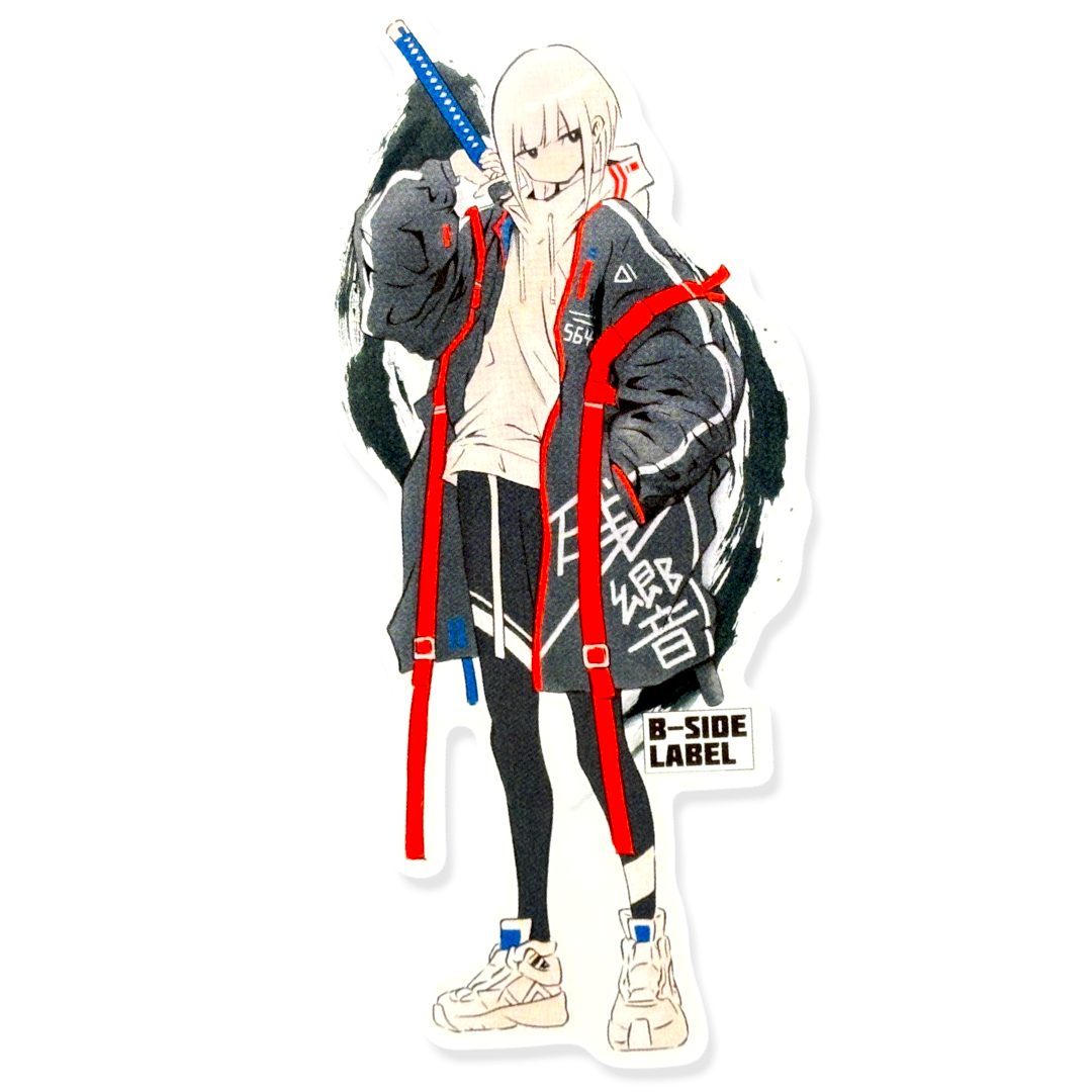 Fashion Samurai Girlie ✦ B-Side Label Sticker