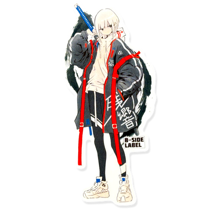 Fashion Samurai Girlie ✦ B-Side Label Sticker