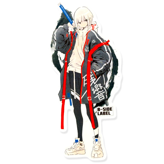 Fashion Samurai Girlie ✦ B-Side Label Sticker