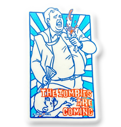 Zombies Attack - Man ✦ B-Side Label Sticker