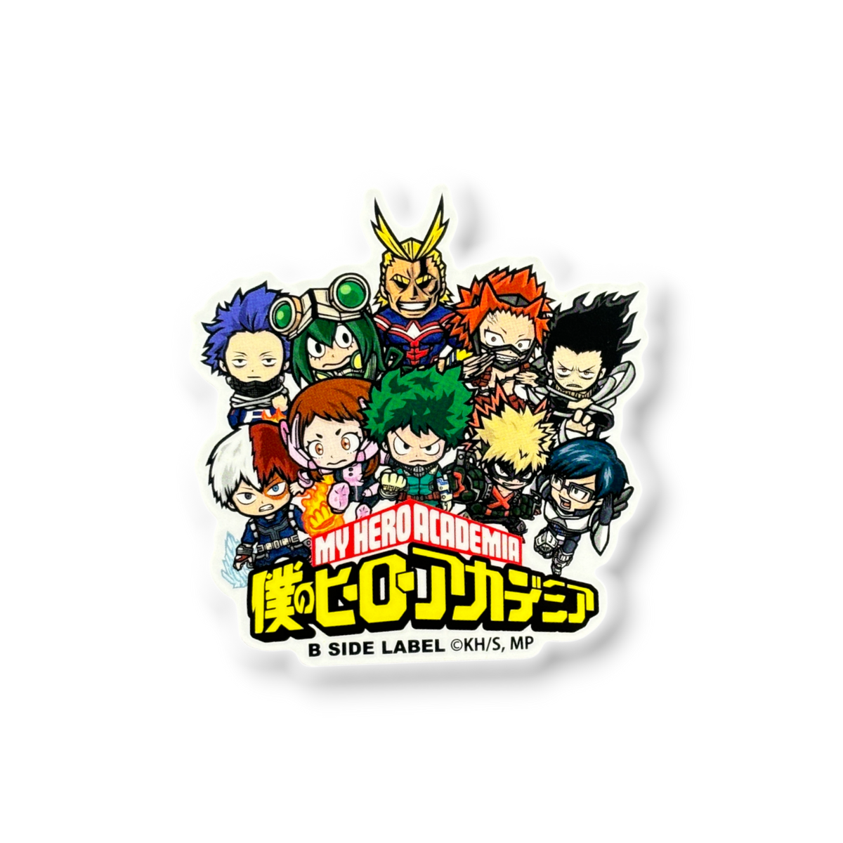 My Hero Academia Gathering ✦ B-Side Label Sticker — visually confirmed original from the sticker folder