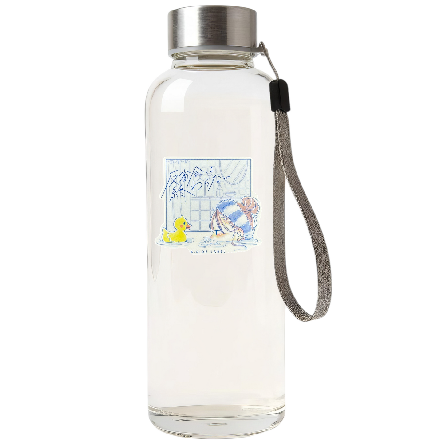 Girl, Bath & Rubber Duck ✦ B-Side Label Sticker