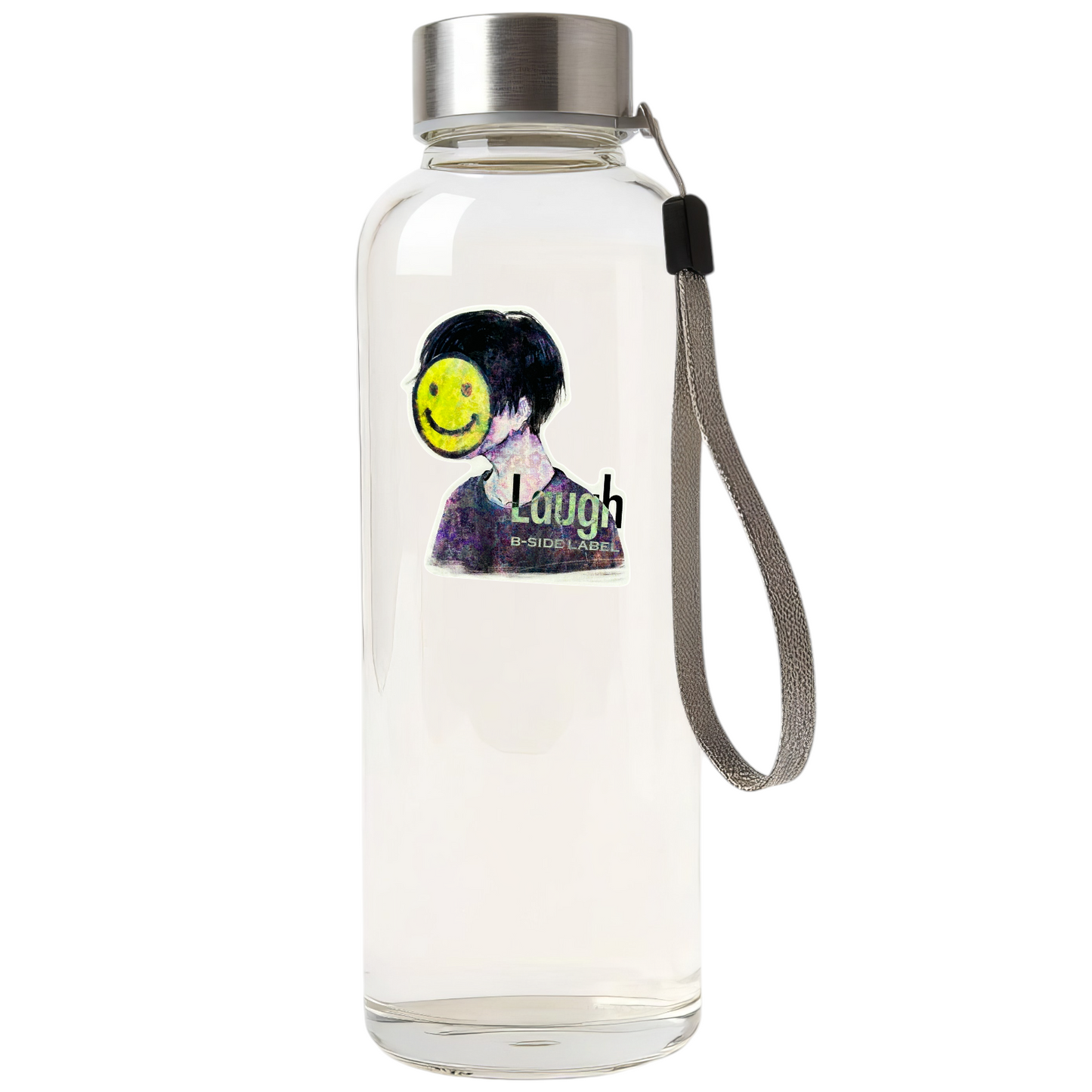 Laugh, Smile... Face, Masked ✦ B-Side Label Sticker