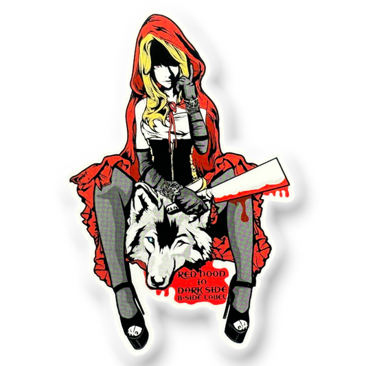 Dark Red Riding Hood ✦ B-Side Label Sticker