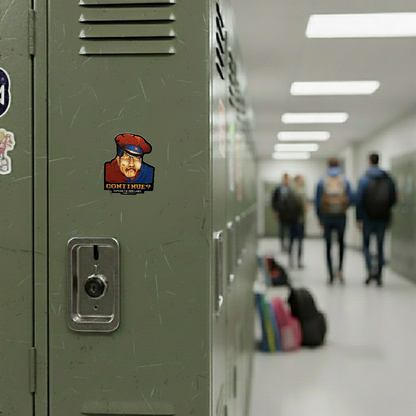 Street Fighter M. Bison “Continue?” ✦ B-Side Label Sticker