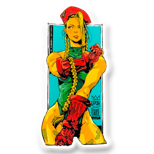 Street Fighter Cammy (Classic Pose) ✦ B-Side Label Sticker