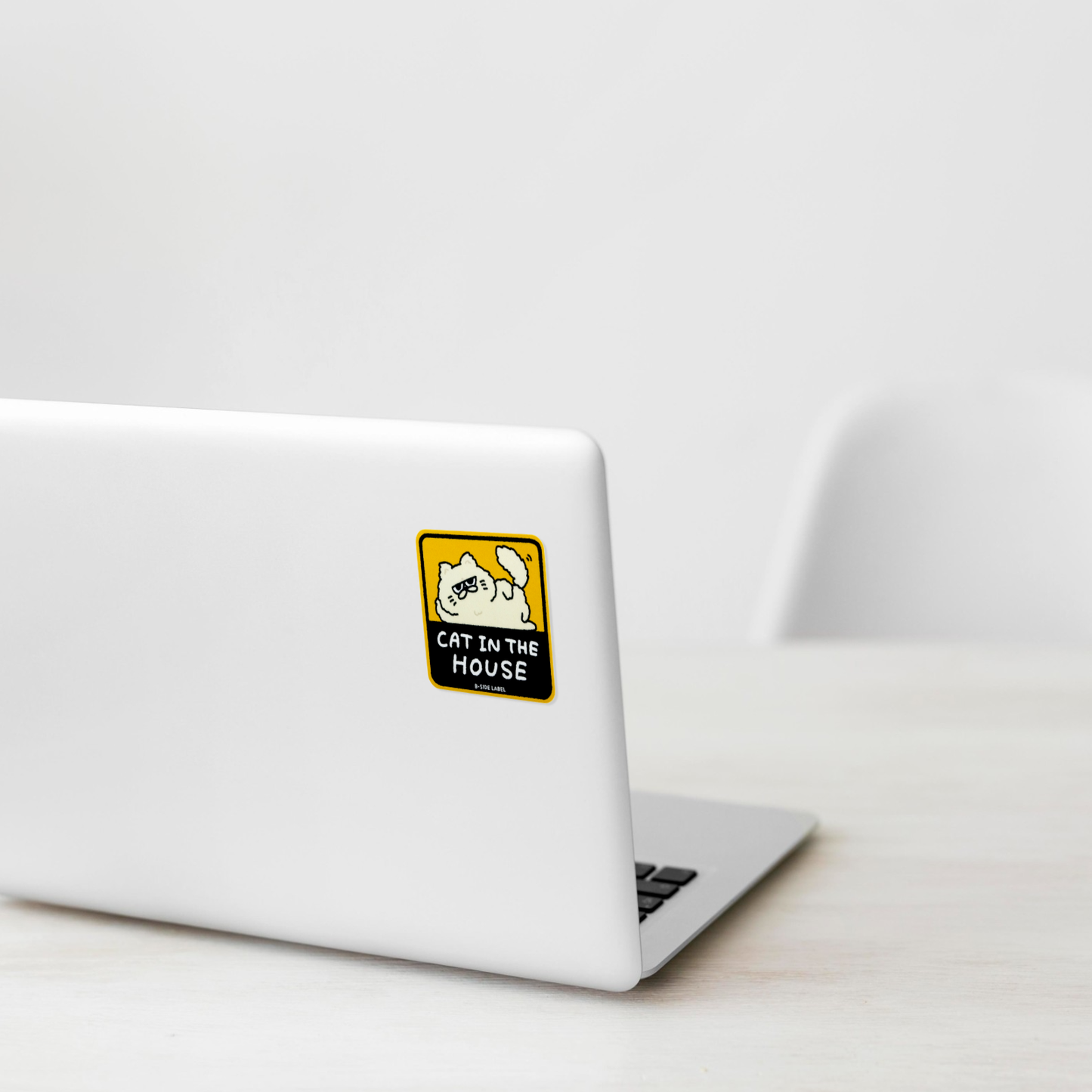 Katze im Haus ✦ B-Side Label Sticker