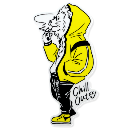 Chill Out Lion ✦ B-Side Label Sticker