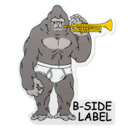 Trumpet Gorilla ✦ B-Side Label Sticker