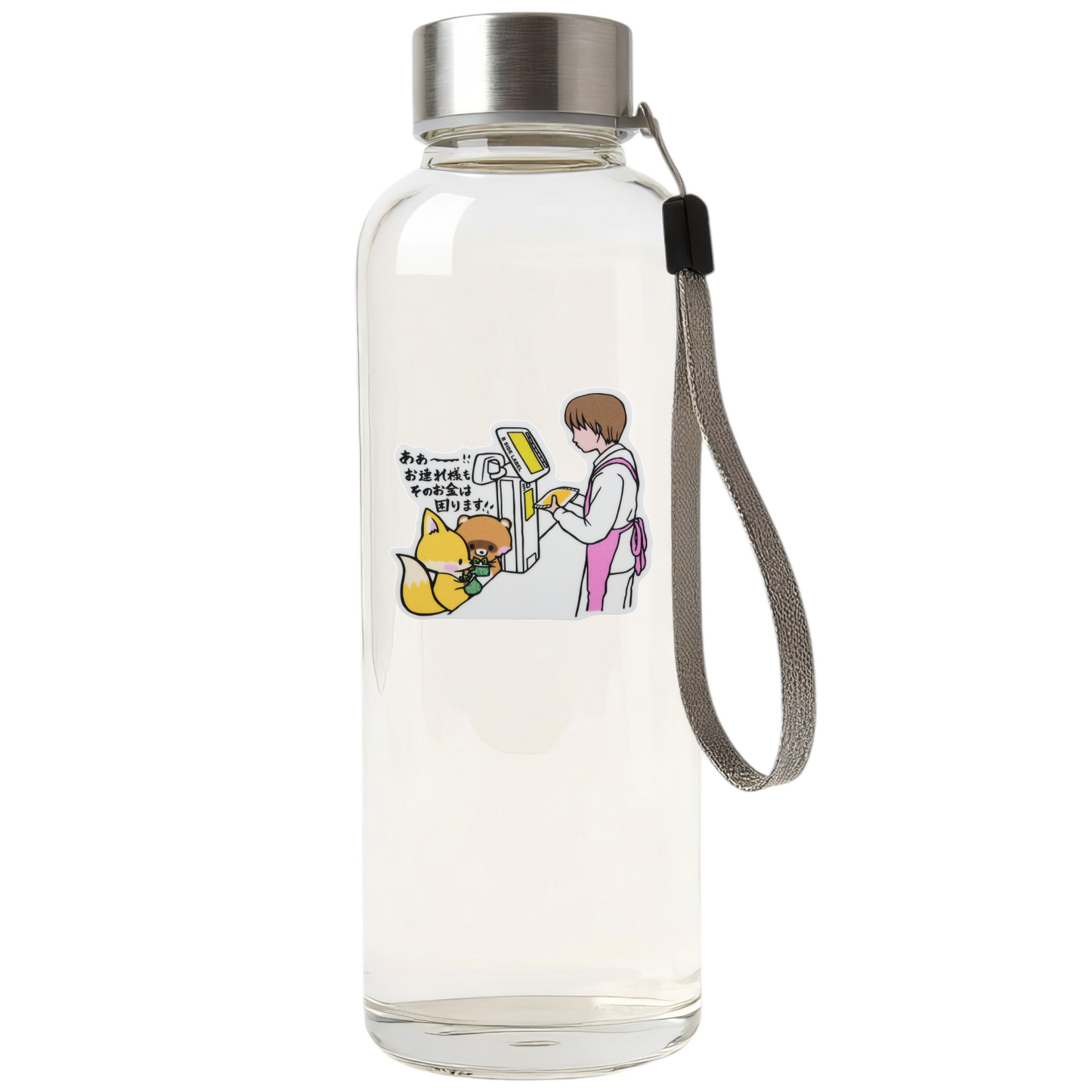Cute Animals At The Checkout ✦ B-Side Label Sticker