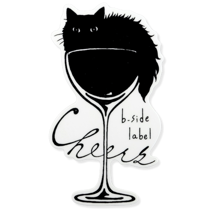 Cóctel Gato Negro ✦ Pegatina B-Side Label