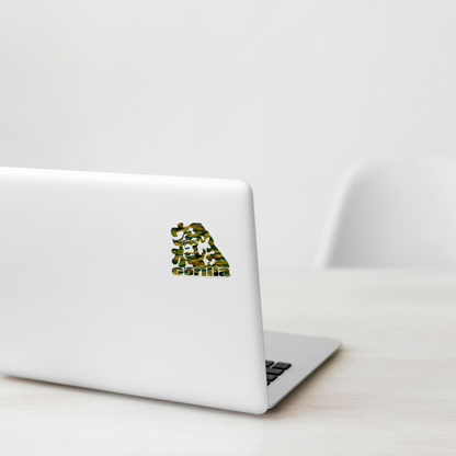 Camo Gorilla Ape ✦ B-Side Label Sticker
