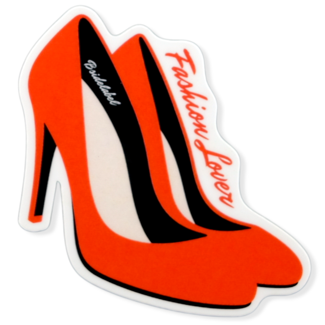 Tacones Rojos Fashionista ✦ Sticker B-Side Label