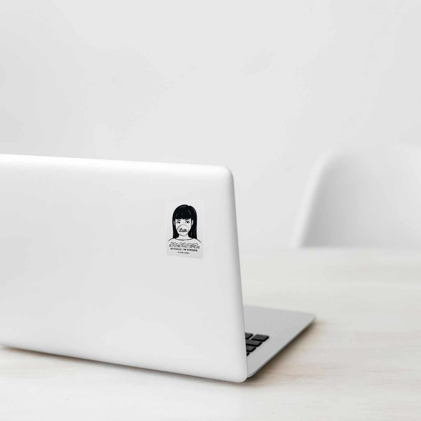 Mixed-Message Girlie ✦ B-Side Label Sticker