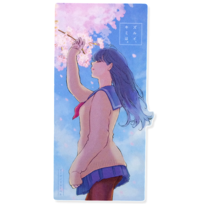 Spring Breeze Sakura Girl ✦ B-Side Label Sticker