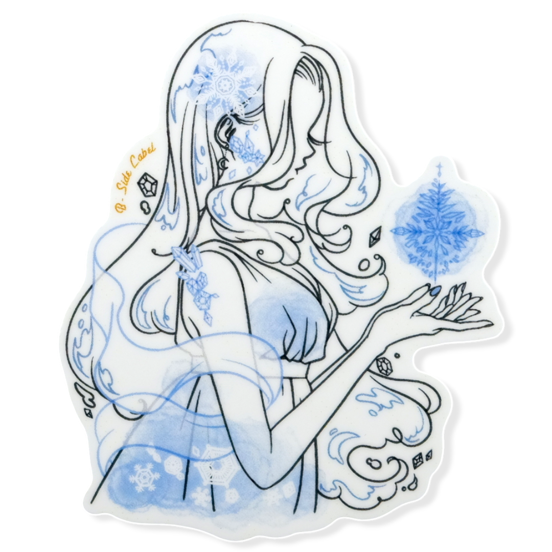 Ice Spirit Magic Girlie ✦ B-Side Label Sticker