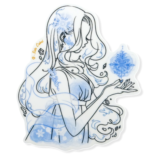 Ice Spirit Magic Girlie ✦ B-Side Label Sticker