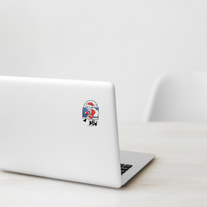 Santa Girlie & Kitty ✦ B-Side Label Sticker