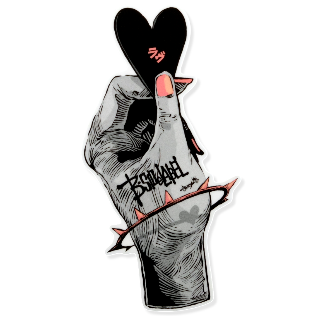 Dark Love Grip ✦ B-Side Label Sticker