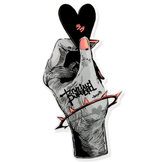 Dark Love Grip ✦ B-Side Label Sticker