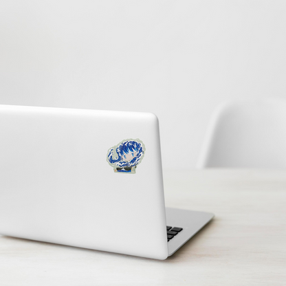 Wave Spirit Girl ✦ B-Side Label Sticker