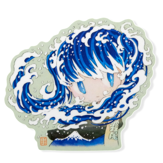 Wave Spirit Girl ✦ Calcomanía de B-Side Label